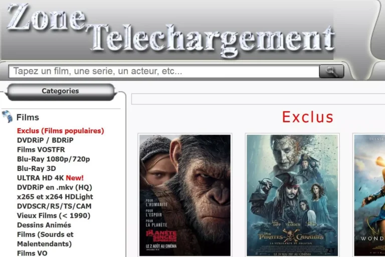 zone téléchargement