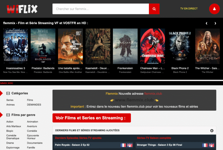 Flemmix : nouvelle adresse en février 2026 Flemmix