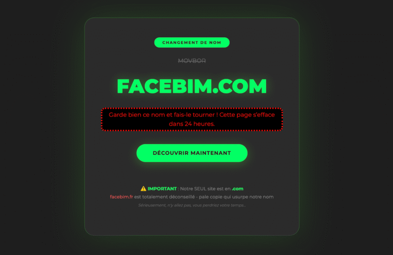 Movbor devient Facebim